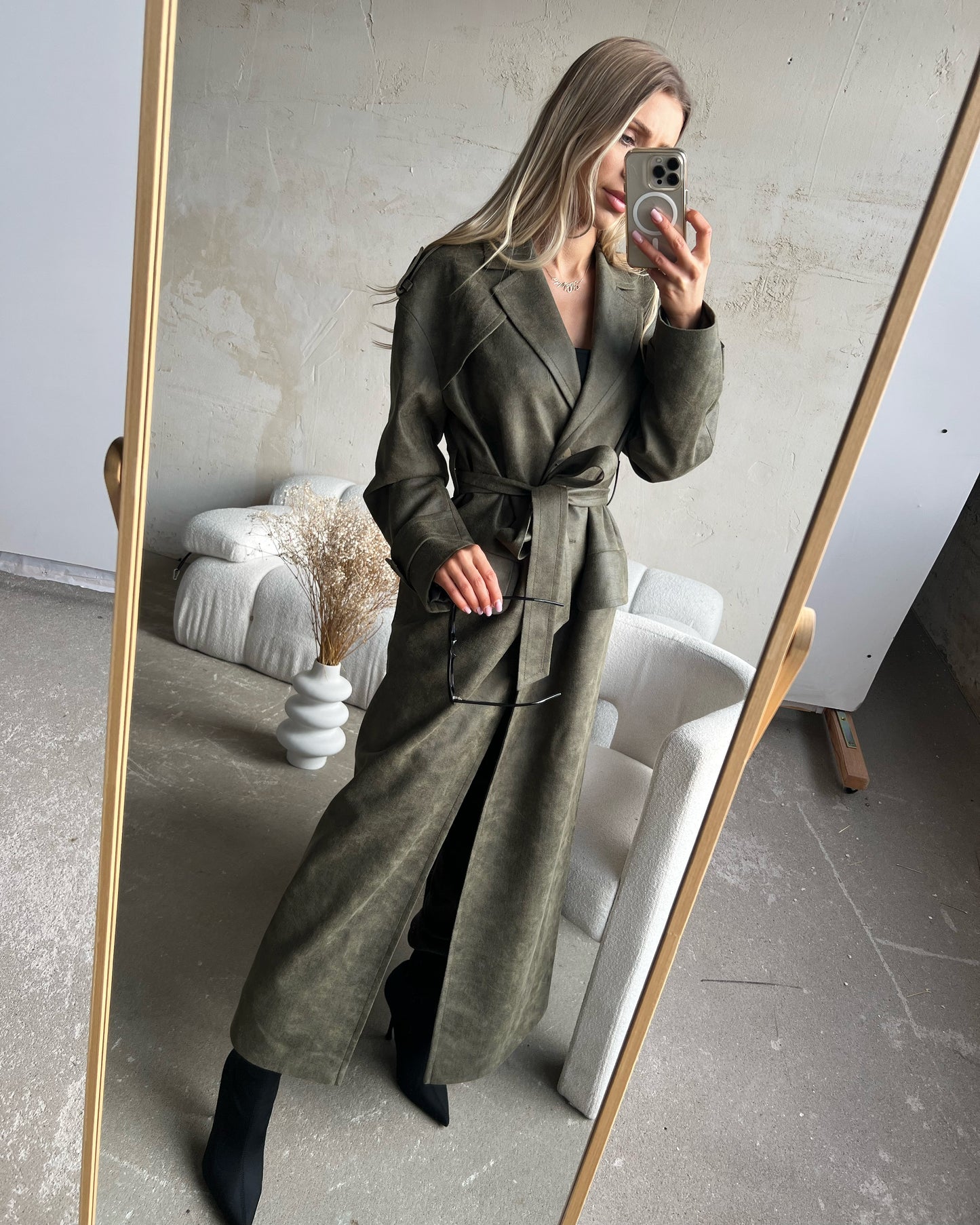 TRENCH LONG KHAKI